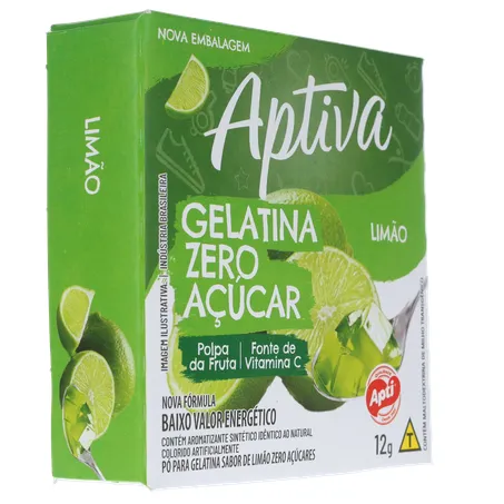 Gelatina apti limão zero açúcar 12g 360-31