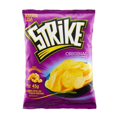 Salgadinho batata lisa orig. strike 45g