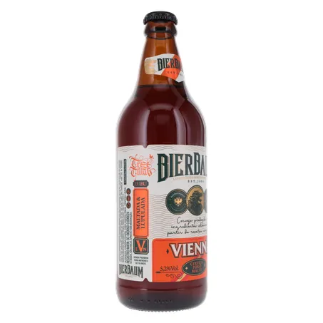 Cerveja puro malte bierbaum vienna garrafa 600ml 360-32