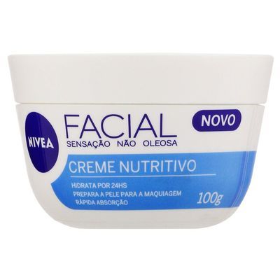 Creme facial nutritivo nivea 100g