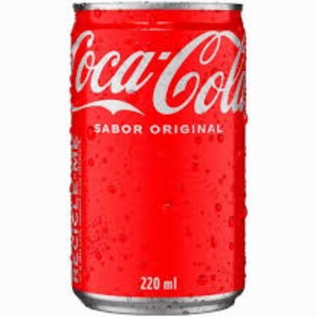 Refrigerante lata mini coca cola 220ml