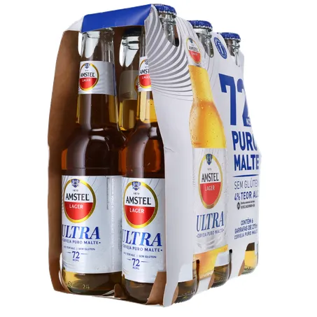 Cerveja amstel puro malte ln pack 6 275m 360-12