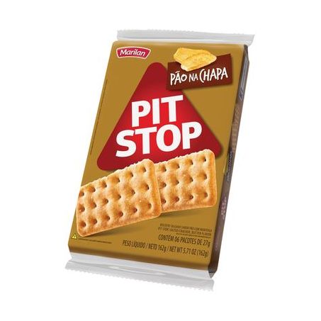 Biscoito Marilan Pit Stop Pão Na Chapa 162g
