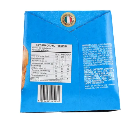 PANETTONE CASAREDO COM FRUTAS CRISTALIZADAS CAIXA 400G 360-27