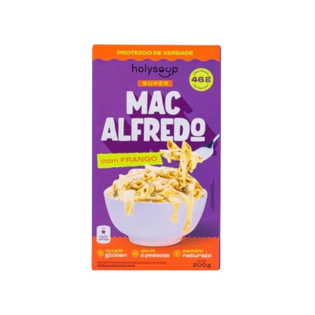 Sopa Holysoup Mac Alfredo C/ Frango Zero Glúten 200g