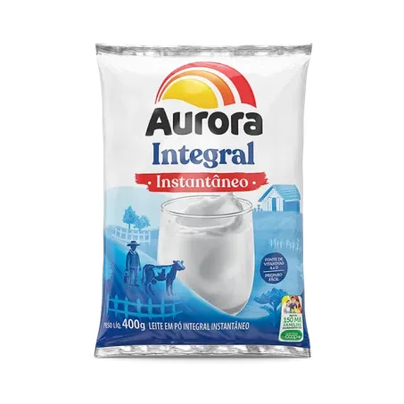 LEITE EM PO INTEGRAL INSTAT AURORA 400G