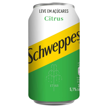 Refrigerante Schweppes Citrus Zero Açúcar Lata 350ml