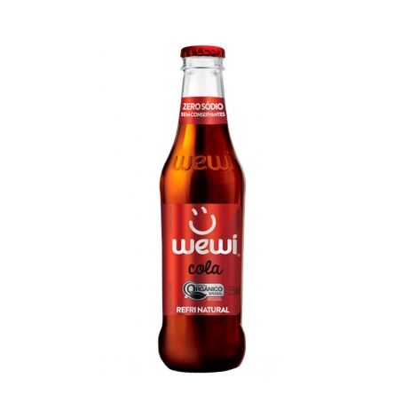 Refrigerante de Cola Wewi Orgânico Garrafa 255ML