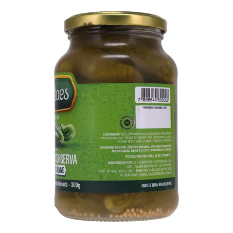 Pepino em Conserva Quintães Vidro 300G 360-8