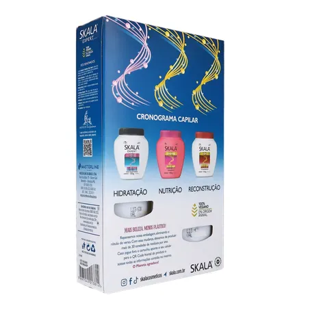 Kit Shampoo + Condicionador 325ml Cada Skala Bomba de Vitaminas Caixa com 2un - 650ml 360-14