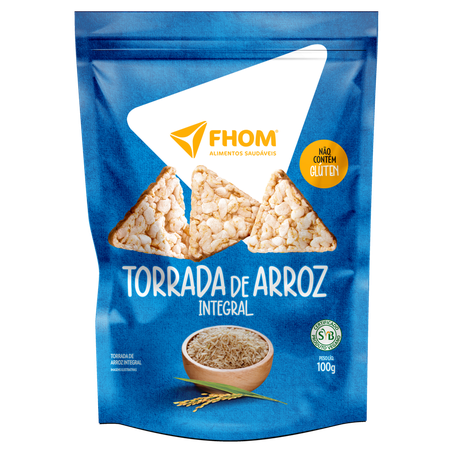 Torrada Fhom Arroz Integral 100g