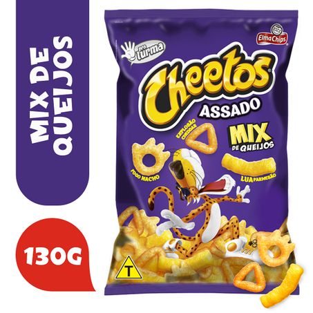 SALGADINHO DE MILHO SORTIDO MIX DE QUEIJOS ELMA CHIPS CHEETOS
