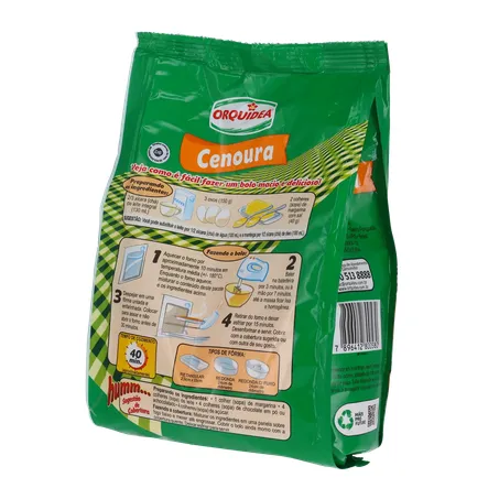 Mistura p/bolo orquidea 350gr cenoura 360-21