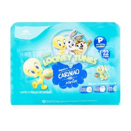 FRALDA DESC.BABY LOONEY TUNES P 22UN JUM