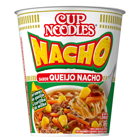 Macarrão Instantâneo Cup Noodles Queijo Nacho 68g