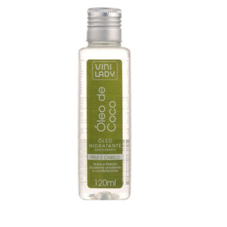 ÓLEO HIDRATANTE PELE E CABELO VINI LADY 120ML COCO