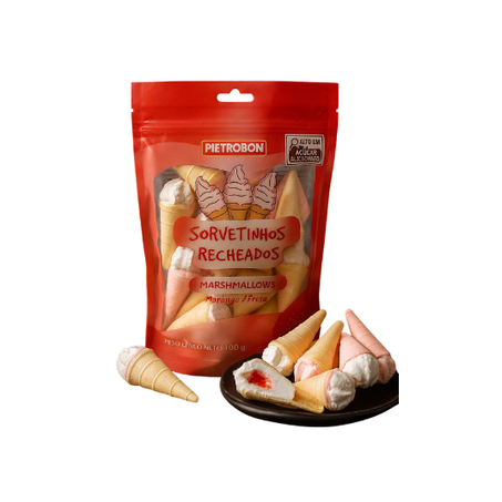 MARSHMALLOW PIETROBON 100G RECHEADO SORVETINHO