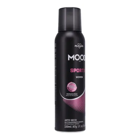 DESODORANTE MOOD AEROSSOL SPORT WOMEN 150ML 360-32