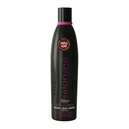 Shampoo Salon Opus Pós Química Arginina Embalagem 350ML