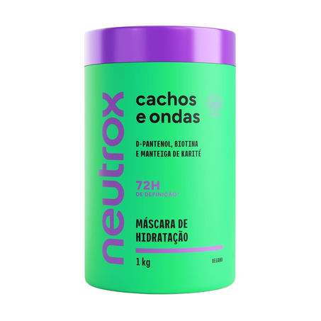 Máscara de Hidratação Neutrox Cachos e Onda 1kg