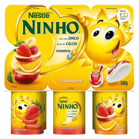 IOGURTE NESTLE NINHO SABORES 540G