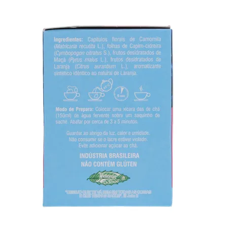 Chá Misto Chileno Camomila, Capim-Cidreira, Maçã e Laranja Sachê 1.2gr - Caixa com 10un - 12gr 360-27