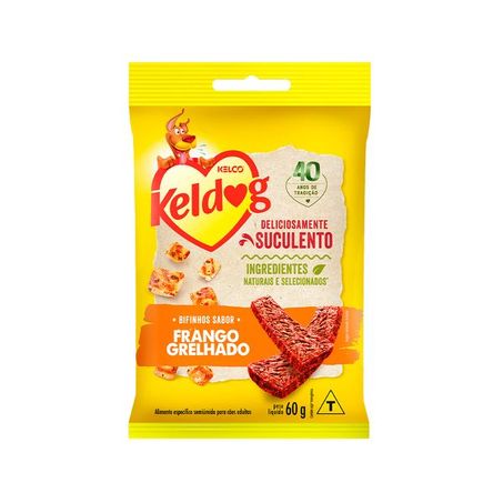 Raçao Kel Dog Bifinhos 60g Frango Grelhado