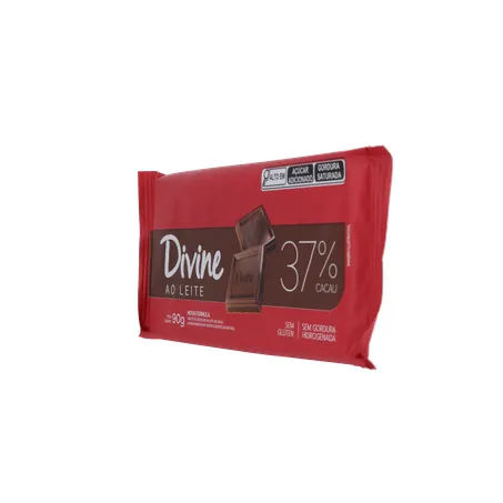 CHOCOLATE BARRA DIVINE S/GLÚTEN AO LEITE 70G 360-6