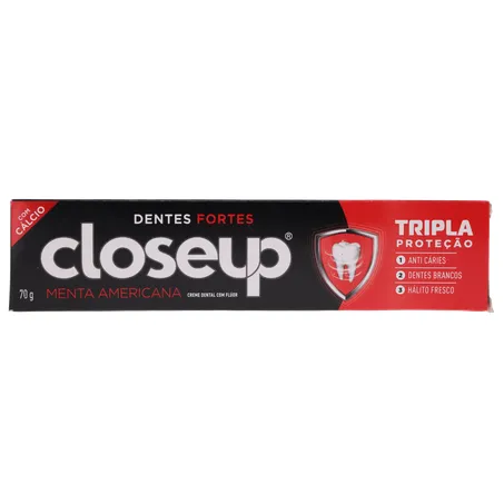 Creme Dental Closeup 70g - Triple - Menta Americana