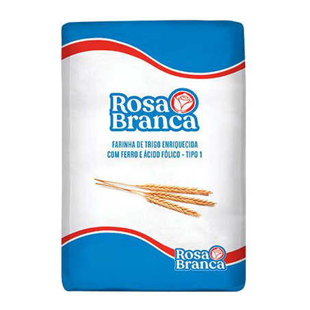 FARINHA DE TRIGO TRADICIONAL TIPO 1 ROSA BRANCA