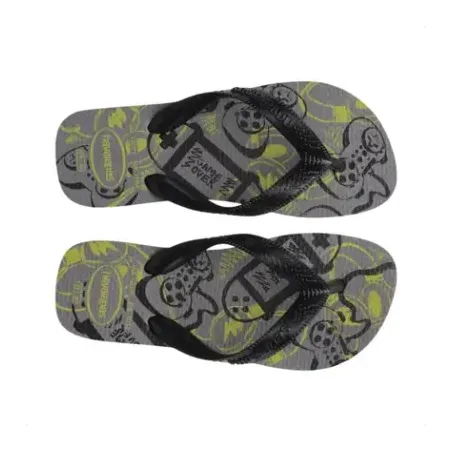 Sandalia havaianas kids athletic cinza aco 31/32