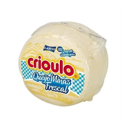 Queijo Minas Crioulo Frescal Kg .