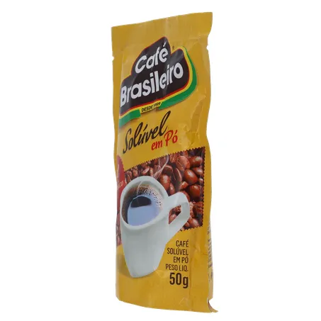 Café brasileiro solúvel sachê 50g 360-6