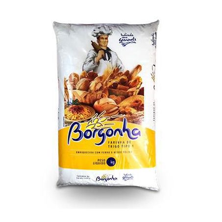 FARINHA TRIGO BORGONHA 1KG
