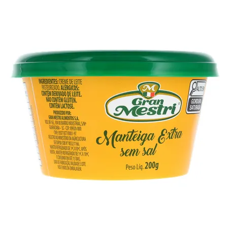 MANTEIGA GRAN MESTRI SEM SAL EXTRA POTE 200G 360-34