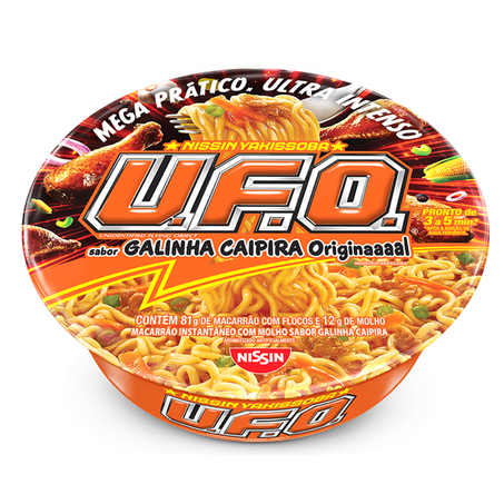 MACARRÃO NISSIN YAKISSOBA UFO GALINHA CAIPIRA 93G