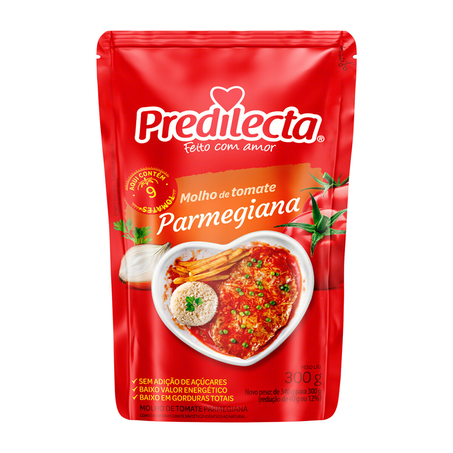 Molho de Tomate À Parmegiana Predilecta 300G