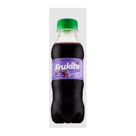 Suco de uva s/açúcar frukito pet 200ml