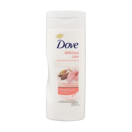 LOCAO HIDRAT.DOVE 200ML DELICIOUS CARE AMENDO