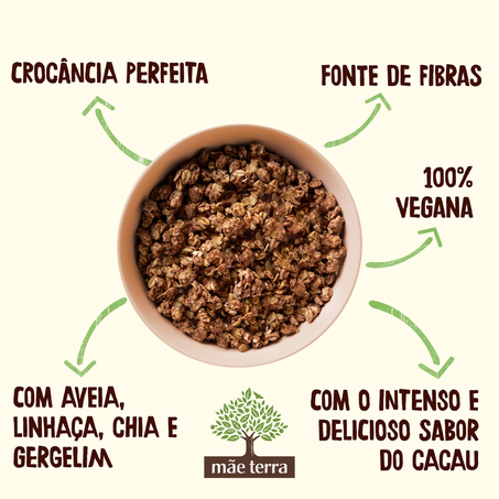 Granola Mãe Terra Cacau 800g 360-1