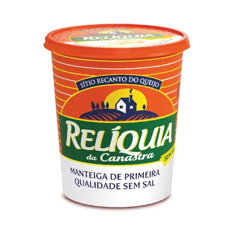 Manteiga Reliq. Canastra 500g Pote S/Sal