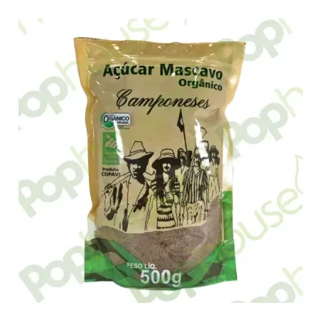 ACUCAR MASCAVO ORGANICO 500G COPAVI