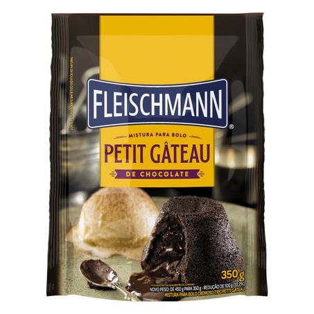 MISTURA PARA BOLO PETIT GÂTEAU CHOCOLATE FLEISCHMANN