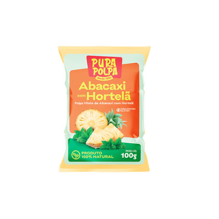 Polpa Pura Poupa Abacaxi C/hort 100G