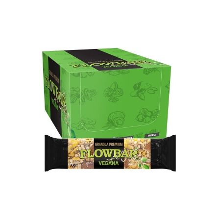 Barra de cereal flowbar vegana premium 30g
