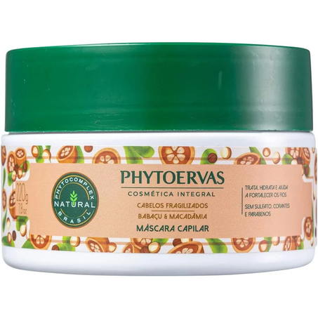 MASCARA PHYTOERVAS 220GR TRAT. CAB. FRAGILIZADOS 