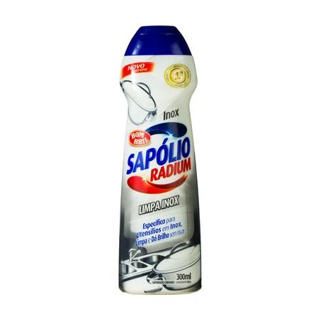 Sapolio radium bom bril limpa inox 250ml