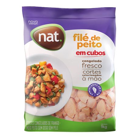 File peito nat cubos 1 kg