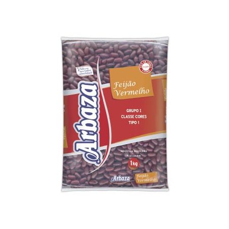 Feijao arbaza vermelho 1kg