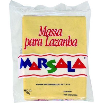 Massa quadrada lasanha marsala lz 500g
